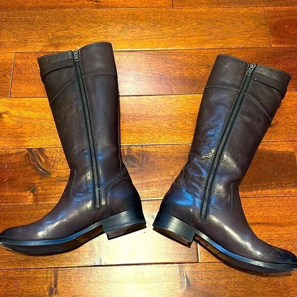 Frye Molly Button Tall Black Boot Size 7 - Picture 9 of 16